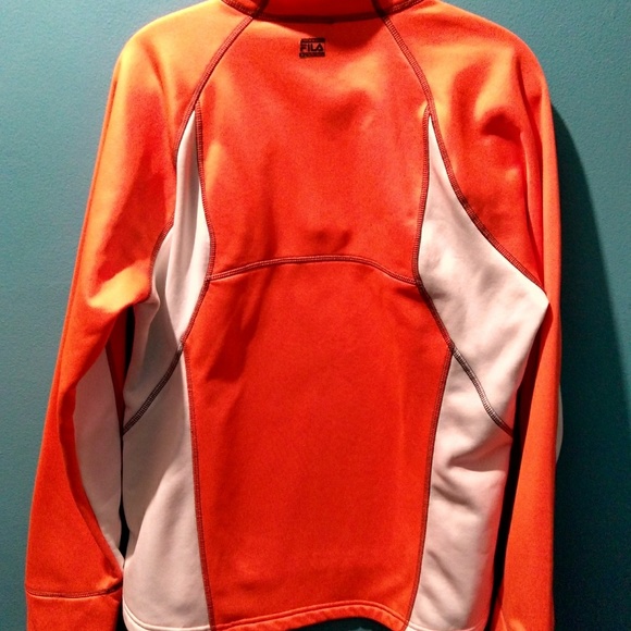 FILA Sport Female Athletic Jacket Sz XLarge Neo Or - Picture 5 of 5